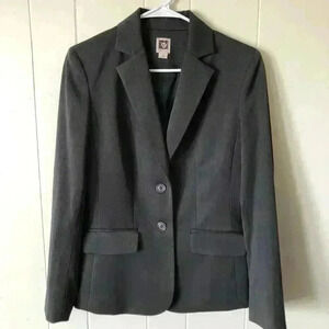 Anne Klein 2 buttons closure Polyester Top Blazer Size 4